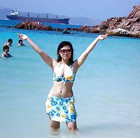 My visit to the beach (Beautiful Asians with Hairy Armpits)