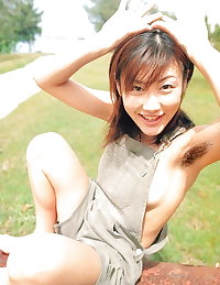 More Asian girls showing hairy armpits plus